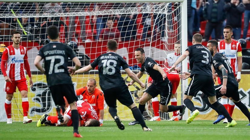 Odlučujući trenutak finala Kupa Srbije 2019. godine (© Star sport)