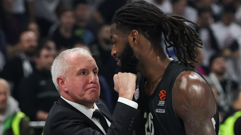 Željko Obradović i Matijas Lesor (©Star Sport)